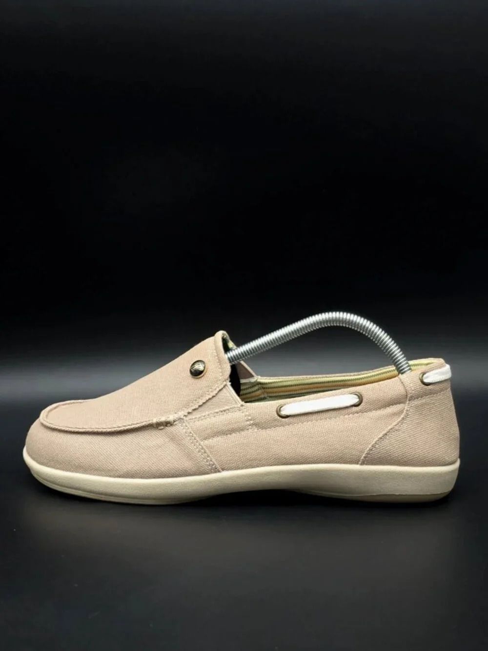 Walk Hero Comfort & Support Beige Slip-On Loafers Casual Shoes Women's Size 9.5